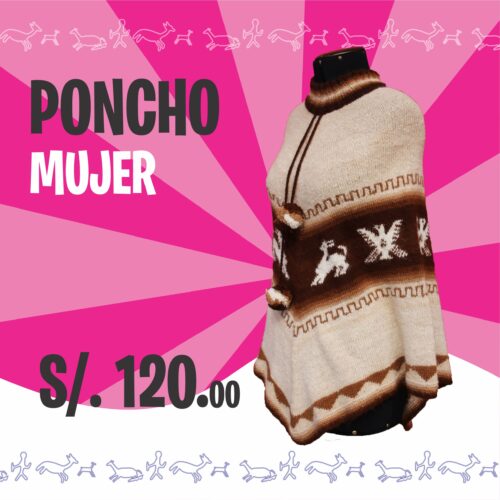 Poncho dama