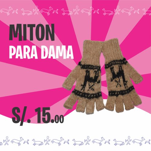 Mitón para dama