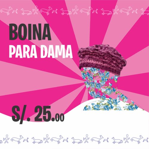 Boina para dama