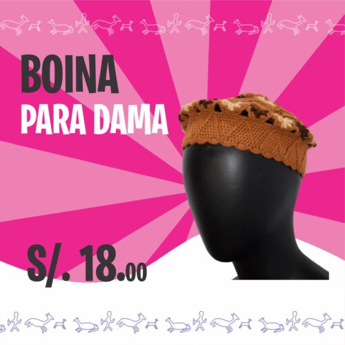 Boina para dama