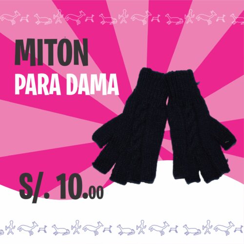 Mitón para dama