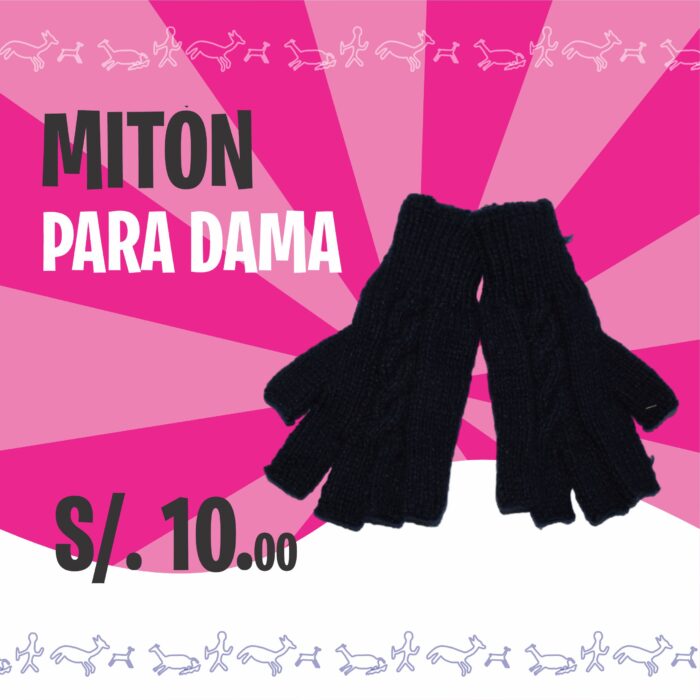 Mitón para dama