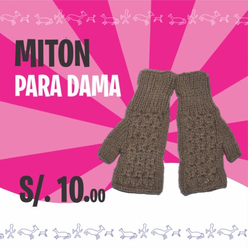 Mitón para dama