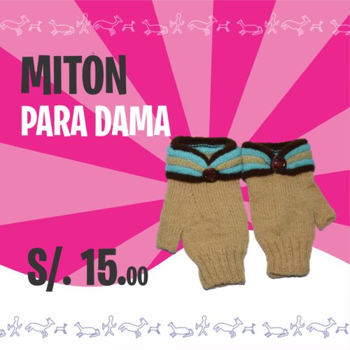 Mitón para dama
