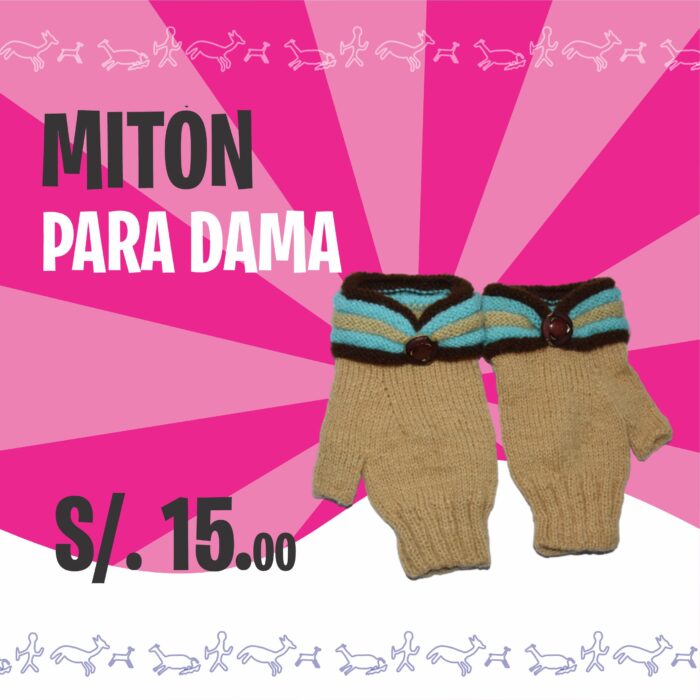 Mitón para dama