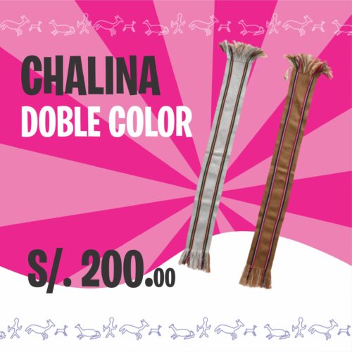 Chalina de doble color