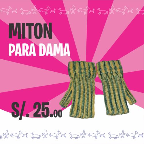 Mitón para dama