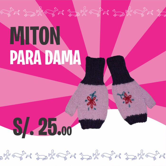 Mitón para dama
