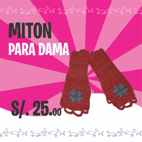 Mitón para dama