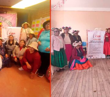 Taller de artesanas TICs