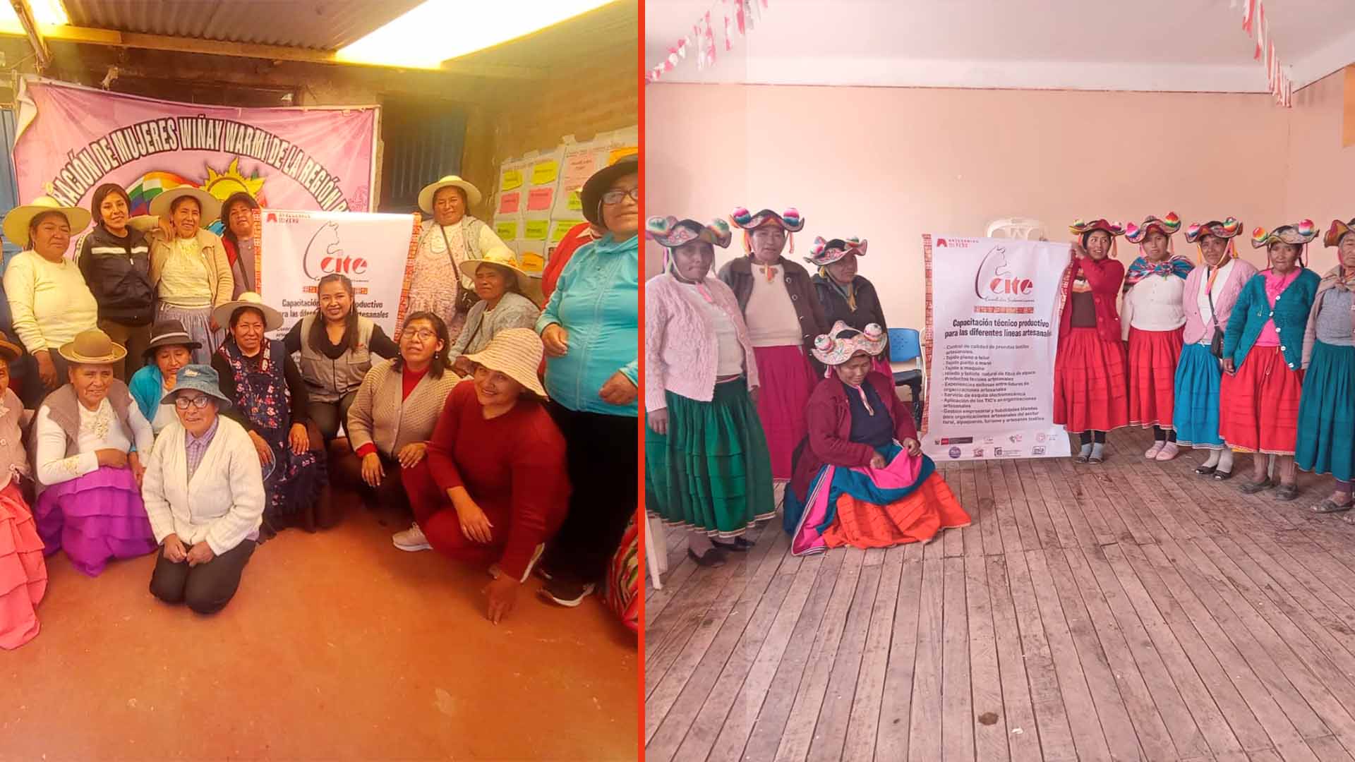 Taller de artesanas TICs