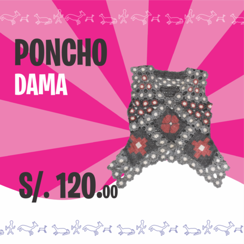 Poncho para dama