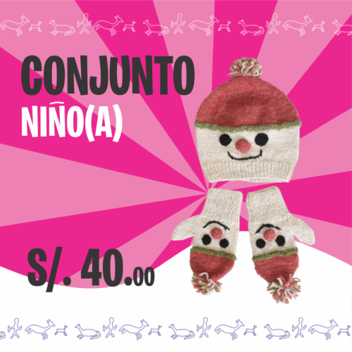 conjunto para niño(a)