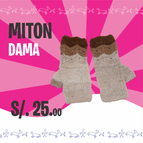 Mitón para dama