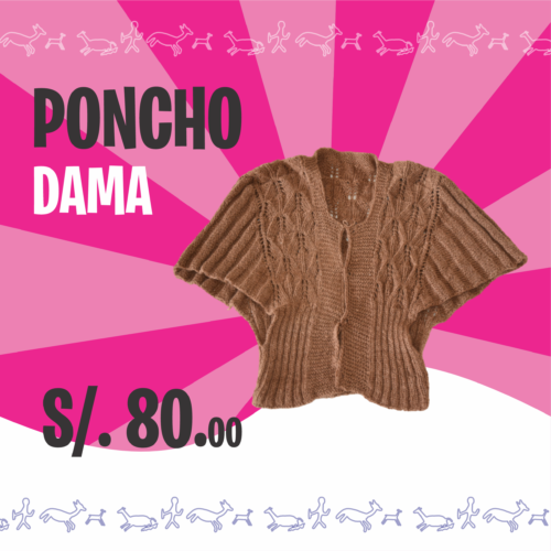 Poncho para dama